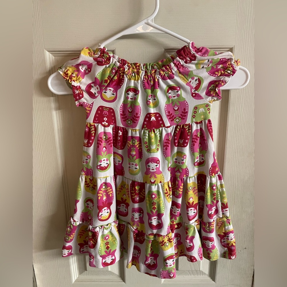 Matryoshka Doll Print Dress